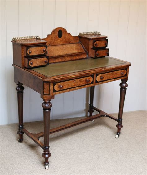 Victorian Burr Walnut Ladies Writing Desk | Ladies writing desk ...