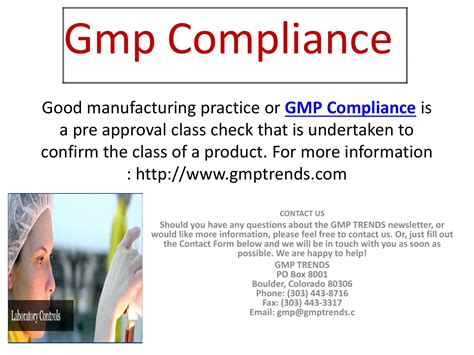 Gmp compliance by gmptrends - Issuu