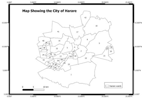 Map of City of Harare | Download Scientific Diagram