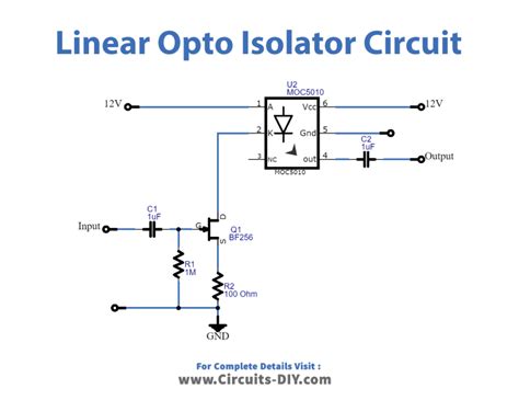 MOC5010 Linear Opto Isolator Circuit