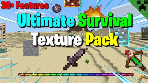 Ultimate Survival Texture Pack | Minecraft PE Bedrock Texture Packs