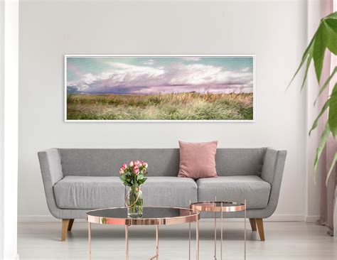 Meadow, Oil Landscape Painting On Canvas - Ready To Hang Large ...