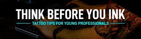 Think Before You Ink: Tattoo Tips for Young Professionals - ETS Dental