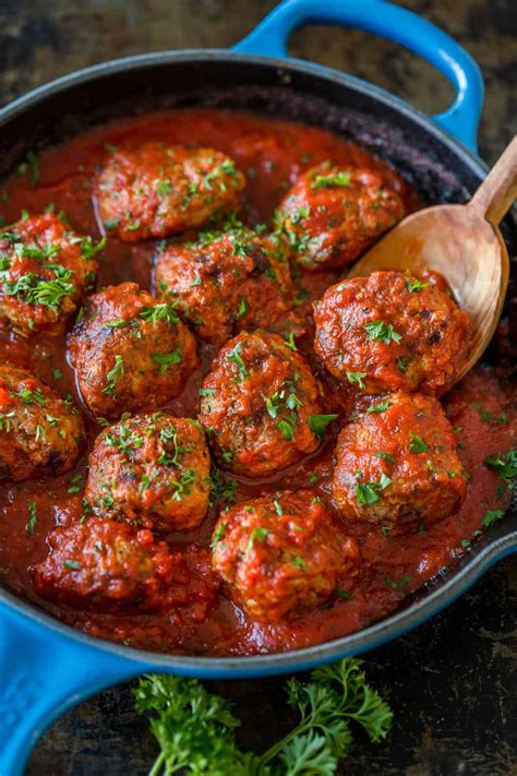 Juicy Meatball Recipe (VIDEO) - NatashasKitchen.com