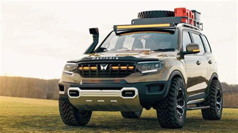 2022 Mahindra Scorpio-N modified to be expedition-ready: Looks brute in ...