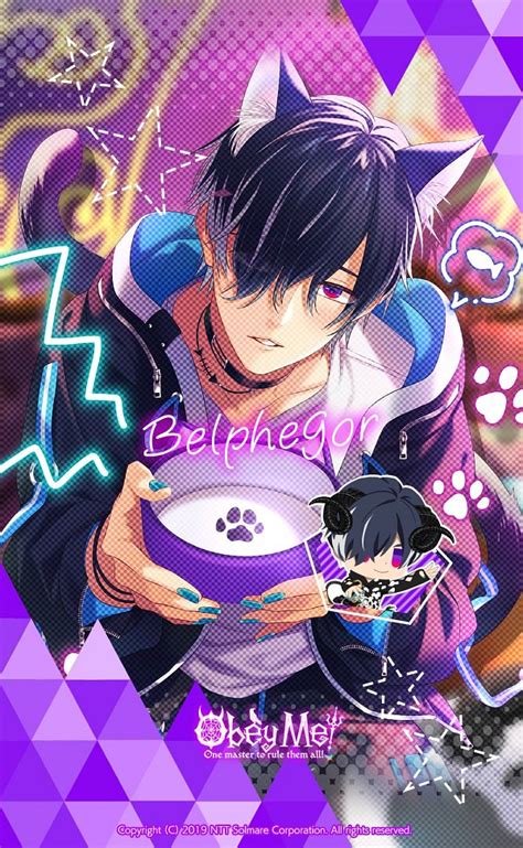 Belphegor (Obey Me!) Mobile Wallpaper by NTT Solmare Corporation ...