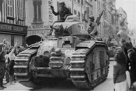 French Char B1 Bis in US markings after captured from the Wehrmacht : r ...