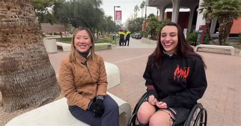 Good Samaritan reunited with UNLV student she helped push during campus ...