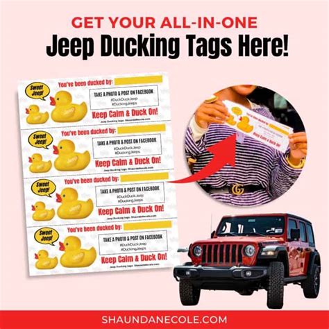 Have You Heard Of Duck Duck Jeep? It's Easy With Ducking Jeep tags!