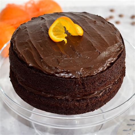 Best Chocolate Orange Cake with Orange Zest and Juice - Sweet Mouth Joy