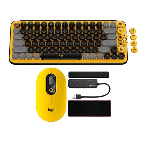 Buy Logitech POP Keys Wireless Mechanical Keyboard and POP Mouse Bundle ...