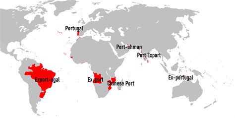 Map of the Portuguese Empire (2019) : europe