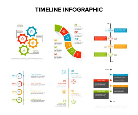 Timeline Chart Infographic