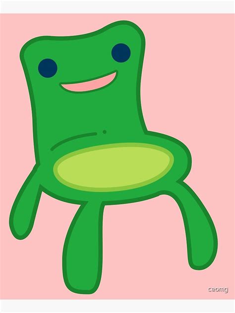 "Cute Froggy Chair " Poster by ceomg | Redbubble