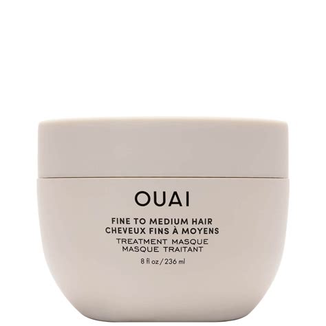 OUAI Fine-Medium Hair Treatment Masque 236ml - LOOKFANTASTIC