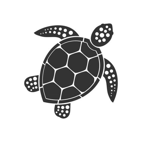 Sea Turtle Silhouette Vector