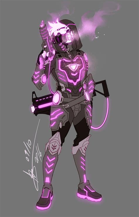 Overwatch OC Redesign - Neon by ABD-illustrates | Character design ...