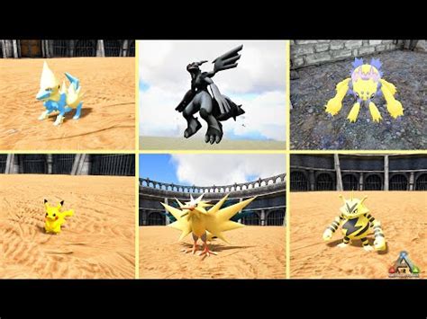 ARK - Thử thách mod tất cả Pokemon hệ Điện để tìm ra Pokemon mạnh nhất ...