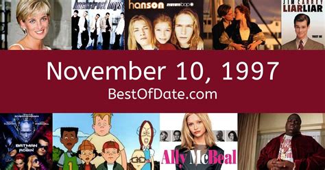 November 10, 1997: Facts, Nostalgia, and News