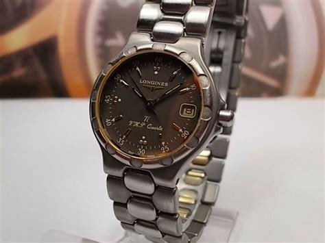 LONGINES CONQUEST TITANIUM VHP DATE QUARTZ LADIES WATCH | eBay