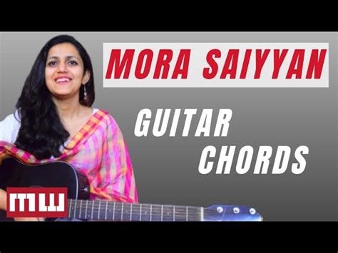 Mora Saiyaan Guitar Chords Lesson | Easy Guitar Chords | Shafqat Amanat ...