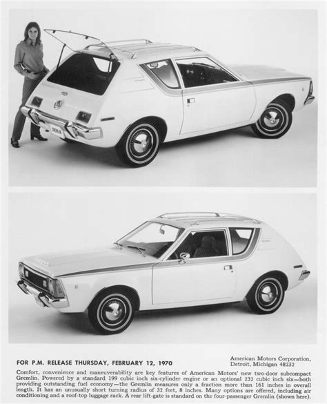 1970 Gremlin Amc Gremlin, American Motors Corporation, Gremlins, Dream ...