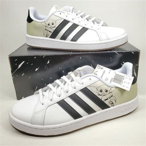 Adidas x Star Wars Grand Court Baby Yoda Grogu DS Mandalorian Shoes ...