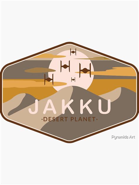 "Jakku Desert Planet" Sticker for Sale by pyramids1912 | Redbubble