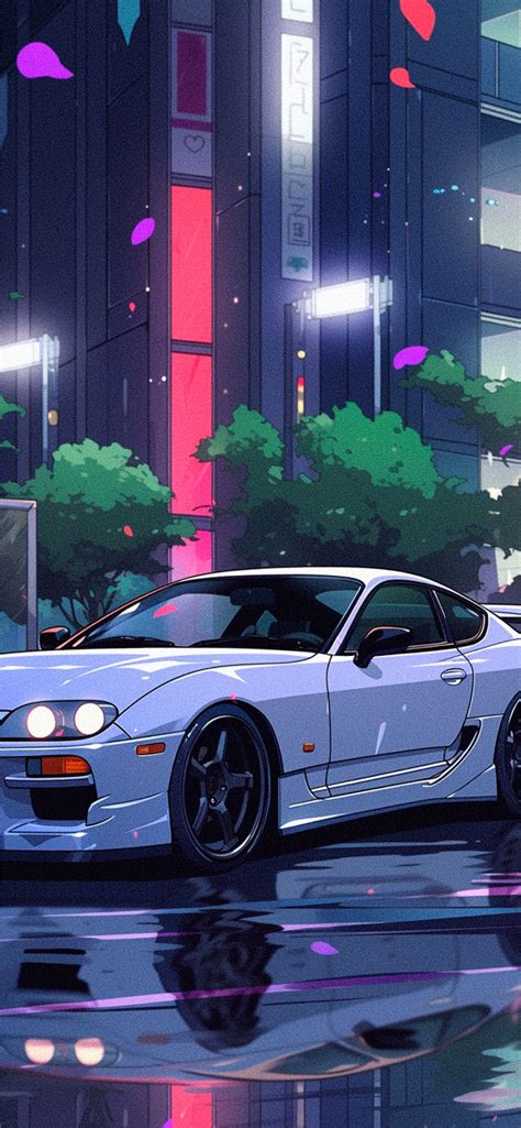 White Toyota Supra Anime Wallpapers - Toyota Supra Wallpapers 4k