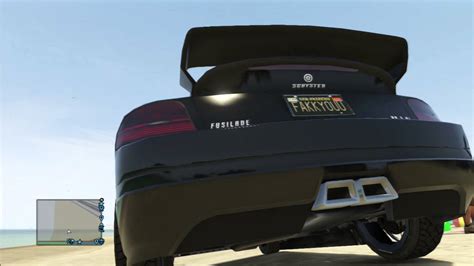 GTA 5 Online Custom License Plate - YouTube