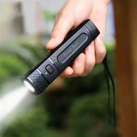 Multifunction flashlight with Power bank and Compass Portable 18650 ...