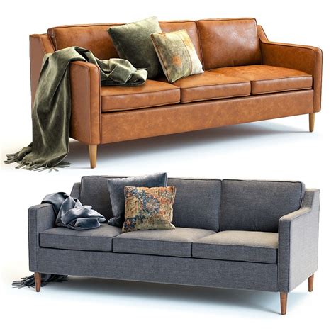 West Elm Hamilton Sofa 3D model | CGTrader