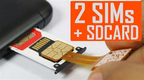 How To Use Both 2 SIM With SD CARD with Hybrid SIM Slot Adapter!😎 - YouTube