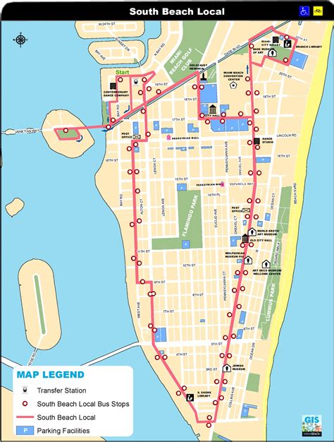 Mapa Miami Beach