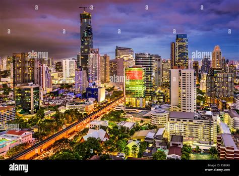 Bangkok, Thailand city skyline Stock Photo - Alamy