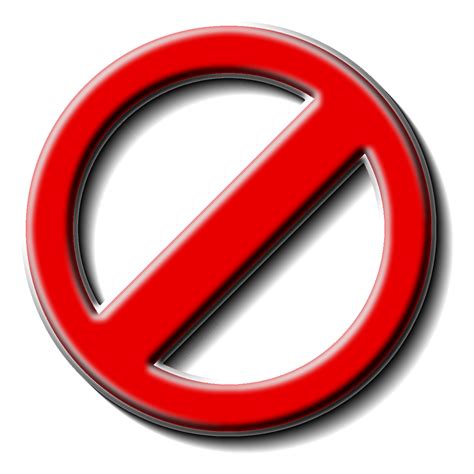 Do Not Sign Icon, Transparent Do Not Sign.PNG Images & Vector ...