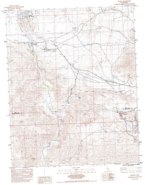 Tecopa topographic map 1:24,000 scale, California