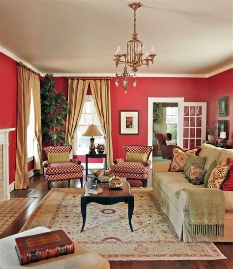 Best 11 Marvelous Red Living Room Design Ideas - Interior Idea