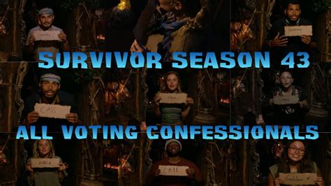 Survivor Season 43: All Voting Confessionals - YouTube