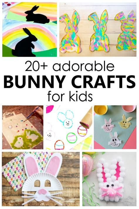 20+ Adorable Bunny Crafts for Kids - Fantastic Fun & Learning