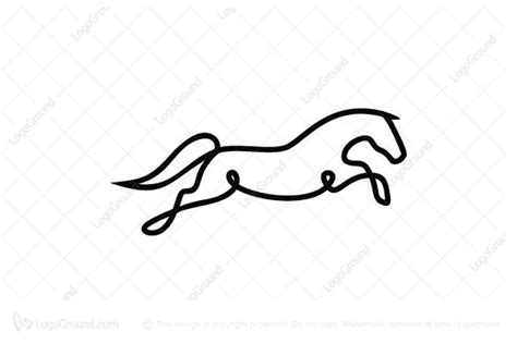 Jumping Horse Logo