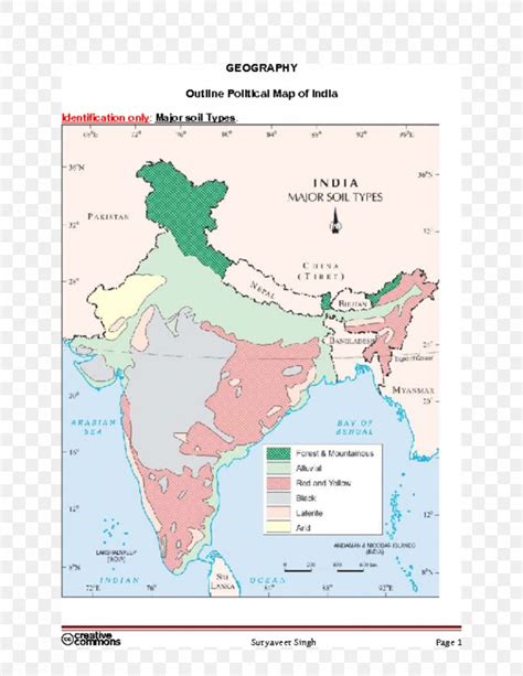 India Soil Type Soil Map Alluvium, PNG, 850x1100px, India, Alluvium ...