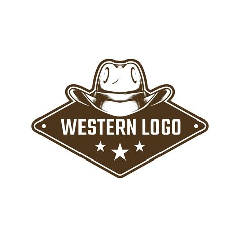 western logo template 25366634 Vector Art at Vecteezy