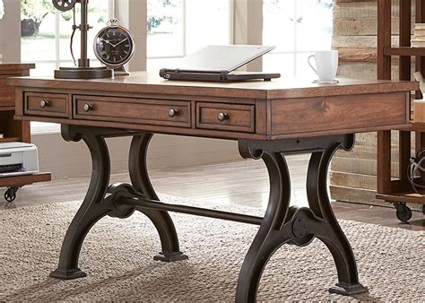 Liberty Furniture Arlington Writing Desk with 3 Dovetail Drawers ...