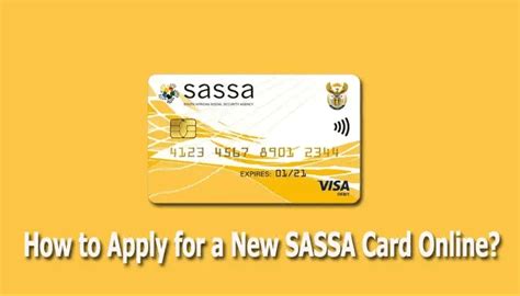 Apply For New SASSA Card Online 2023/24 SA Careers