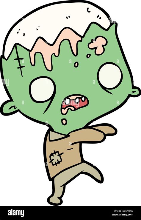 cute cartoon zombie Stock Vector Image & Art - Alamy