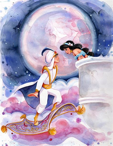 Aladdin and Jasmine - Princess Jasmine Fan Art (40612210) - Fanpop