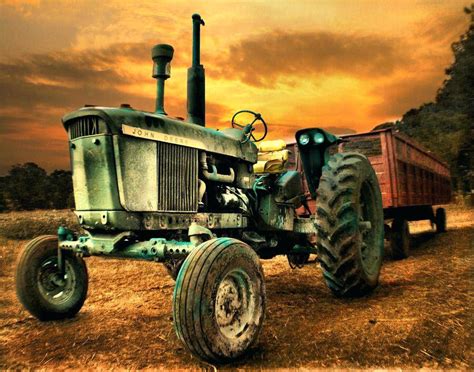 Antique Tractor Wallpaper