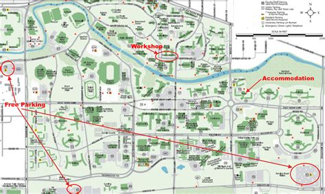 Michigan State University Campus Map Printable