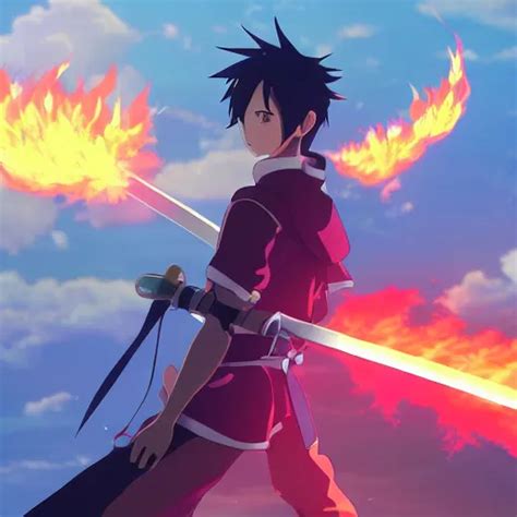 Key anime visual of Kirito from Sword Art Online; | Stable Diffusion ...